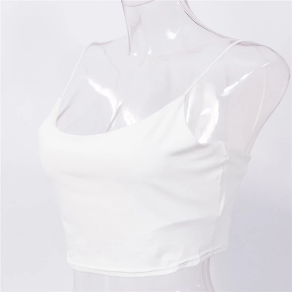 Spaghetti strap crop top - Picture 2 of 4
